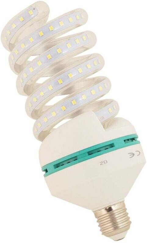 Ymyny - E27 Spiral-LED-Glühbirne, niedriger Energieverbrauch, kaltweißes Licht, 6500 kW – Kaltweiß – 9 Watt