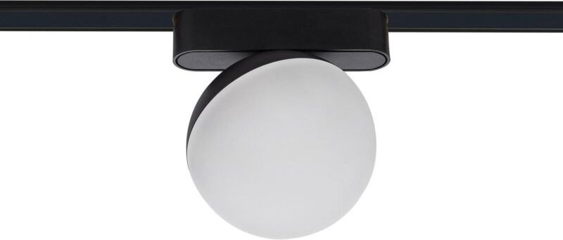 Efectoled - LED-Strahler für Magnetschiene 25mm SuperSlim 10W 48V Schwarz Ø100 mm 4000K Neutralweiß