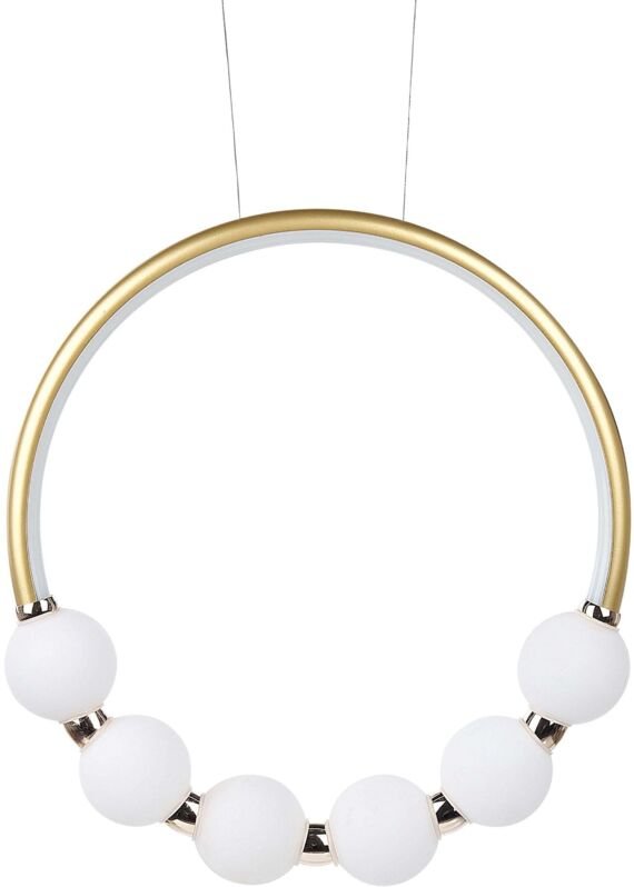 LED Hängeleuchte FANE Metall Gold