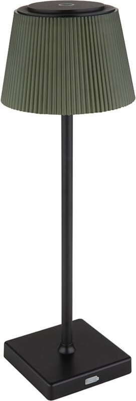 Tischlampe Tischleuchte Außenlampe schwarz grün Touchdimmer Gartenlampe Akku led