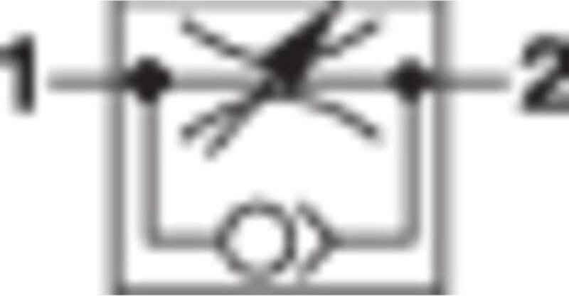 Imi Norgren Drosselrückschlagventil T1000C2800 Innengewinde: 1/4' 1 St.