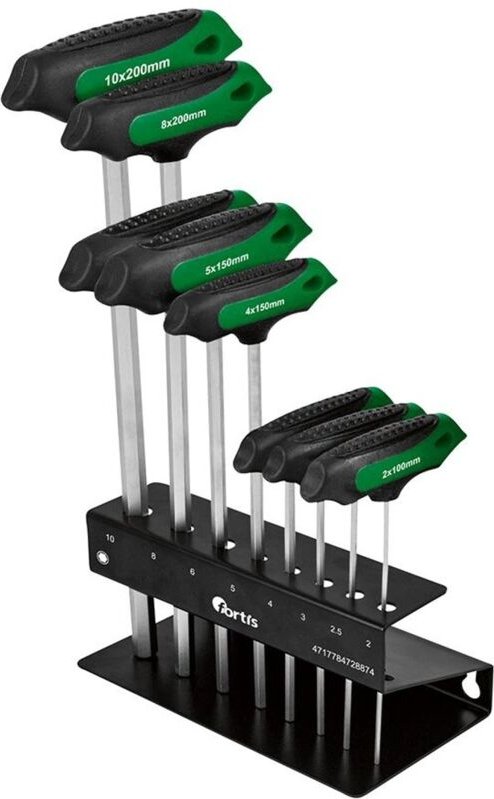 Thumbnail - T-Griff-Schraubendreher- Satz 8-teilig 2-10mm fortis