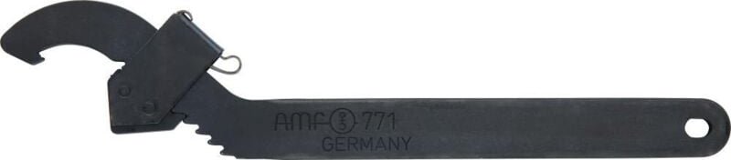 Hakenschlüssel verstellb. 95-165mm mitNase - AMF