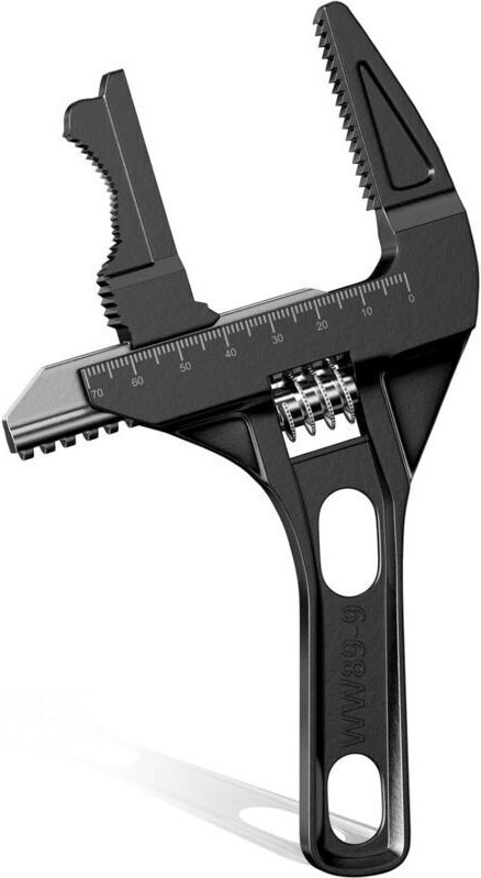 Verstellbarer Schraubenschlüssel, 6–68 mm breiter Maulschlüssel und 2-in-1-Mehrzweckzange, verstellbarer Schraubenschlüs...