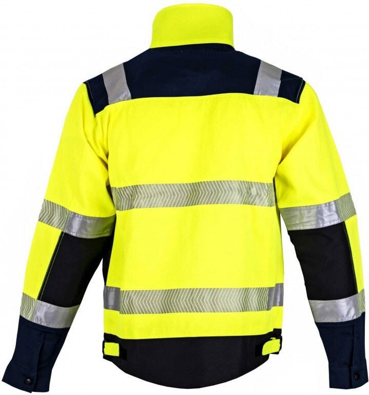 LMA - Reflexion High Vis Jacke T2 s Fluo Gelb/ Marine - 2219 T2/S