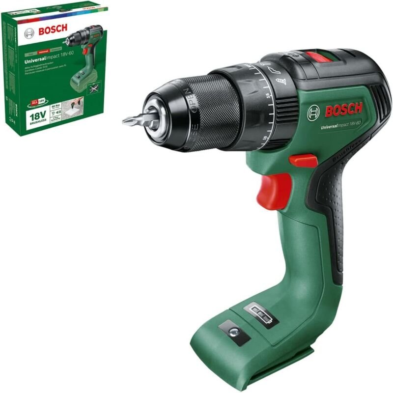 Akku Schlagbohrschrauber UniversalImpact 18V-60 (ohne Akku, 18 Volt System) - Bosch