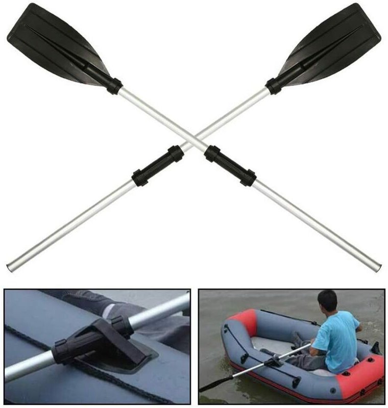 Ej.Life Kajakpaddel,Kombi Alu-Paddel Kajakpaddelboot teilbar Leichtes Kajak-Paddel Bootspaddel aus Aluminiumlegierung 12...