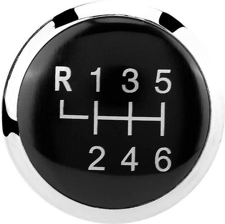 Woosien - 6-Gang-Schaltknauf-Stick-Abdeckkappe, Emblem-Abzeichen für Transport T5 T5.1 2003–2011, Auto-Styling-Zubehör
