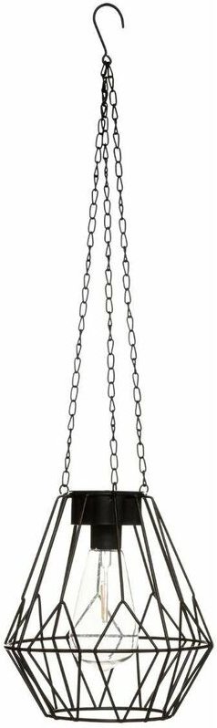 Solar-Laterne für Garten flave, h. 60 cm, zum Aufhängen