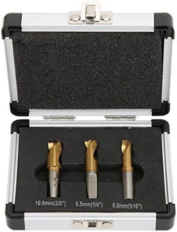 Ahlsen - Stück Punktschweißbohrer, Punktschweißbohrer-Set hss co 6,5 mm/8 mm/10 mm für Kobalt-Luft-Punktschweißen