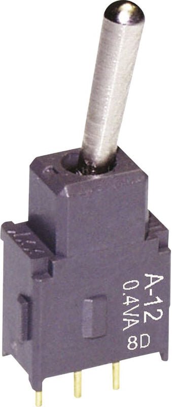 Nkk Switches - A12AP A12AP Kippschalter 28 v dc/ac 0.1 a 1 x Ein/Ein rastend 1 St.