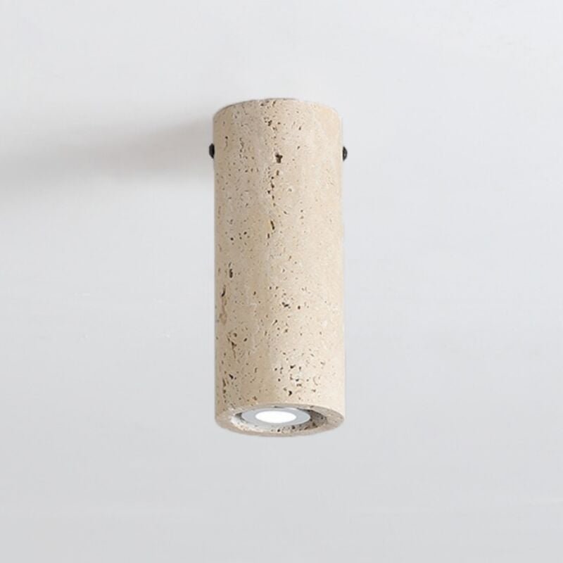 Vintage Deckenleuchte Innen Deckenlampe Travertin Pendelleuchte E27 Ø6.5CM für Esszimmer Küche Wohnzimmer Bar Restaurant...