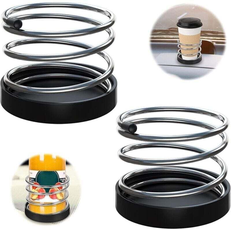 Universal-Dosenhalter fürs Auto, 2 Stück, universeller Kaffeebecherhalter fürs Auto, Auto-Federbecherhalter, Auto-Wasser...