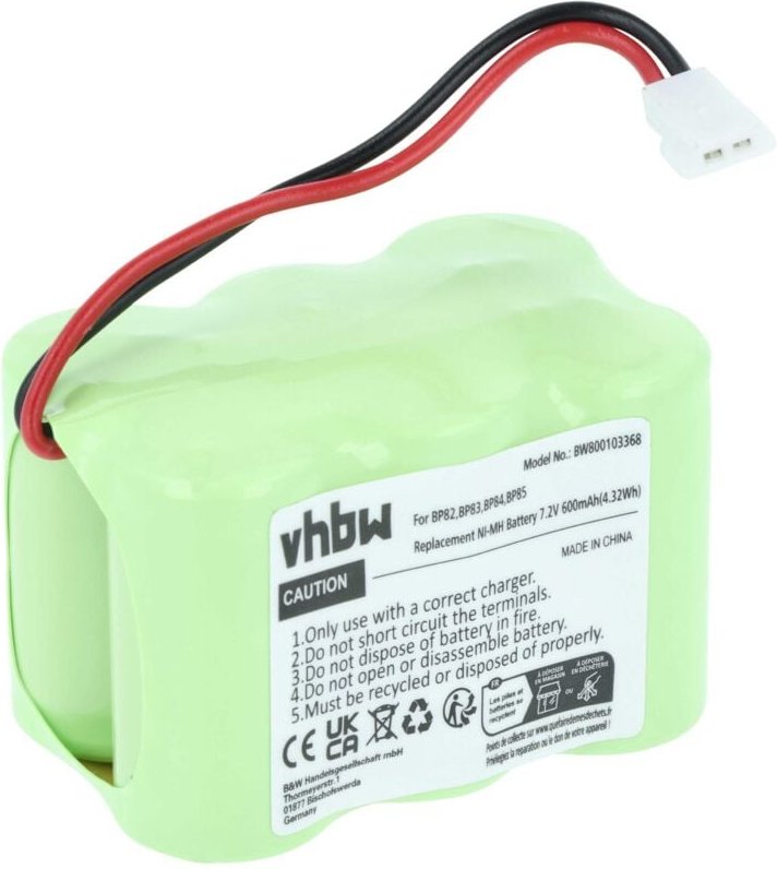 Vhbw - Akku kompatibel mit Icom IC-W2A, IC-R1, IC-M7, IC-4SE, IC-4SA, IC-45SE, IC-45A Funkgerät, Walkie Talkie (600 mAh,...