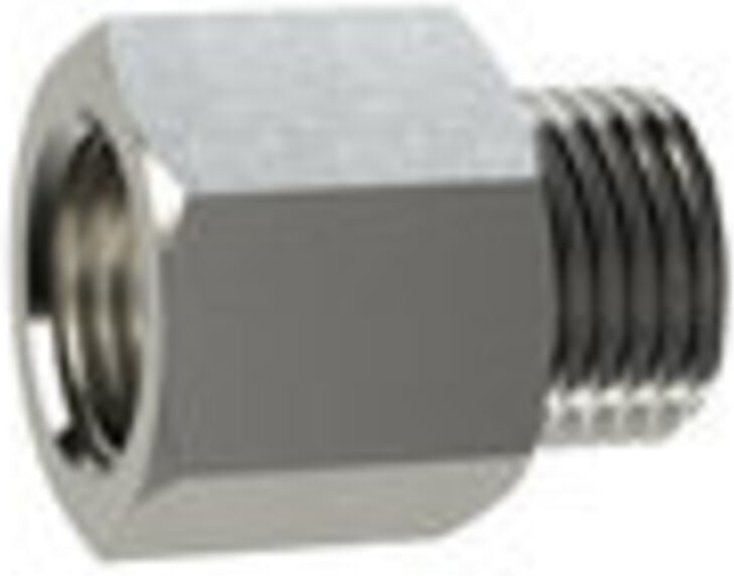 Riegler - Verlängerungsstück, kurz, g 1/4 a., g 1/4 i., sw 17, ms vern.