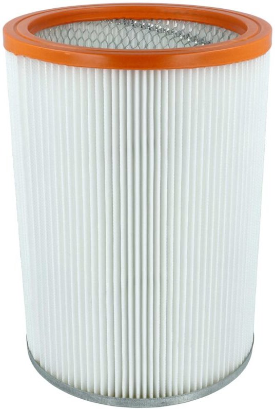 vhbw Faltenfilter kompatibel mit WAP Turbo D/X-B1., D-B1, M1, D2, M2, D Staubsauger - Patronenfilter Orange Weiß