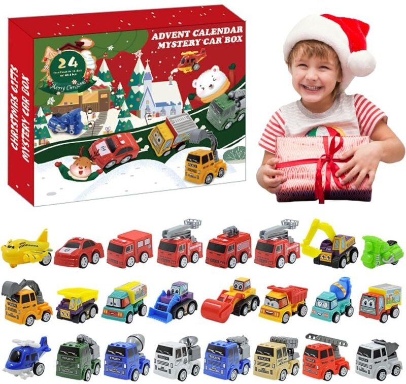 Andere Weihnachtsdekorationen – Adventskalender für Kinder – Countdown-Kalender für Kinder – 24-Tage-Countdown-Kalender ...