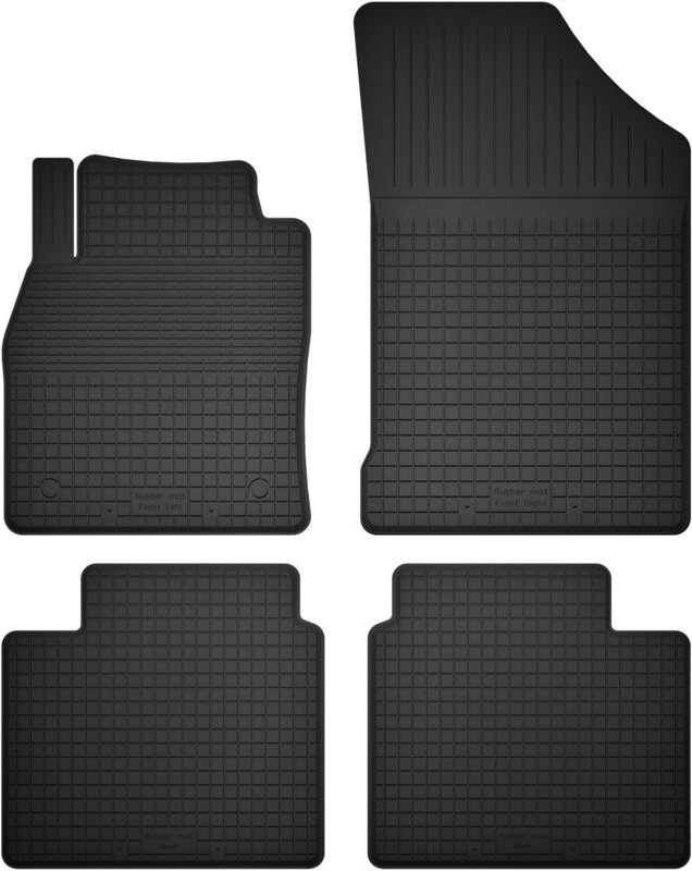 Gummifußmatten, 4er-Set, universell passend für: Ford Ranger Raptor Pickup (ab 2019)