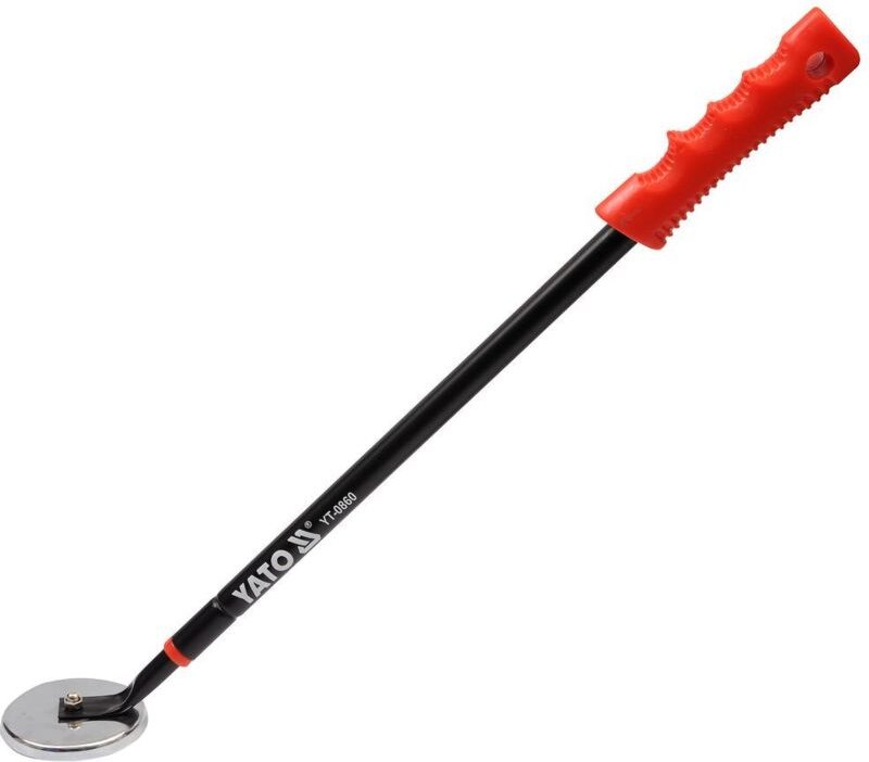 Magnetheber Magnetstabgreifer Teleskopstab: 590-990mm Metallsuchgerät Magnetbesen Greifdurchmesser: 82 mm für Aufnehmen ...