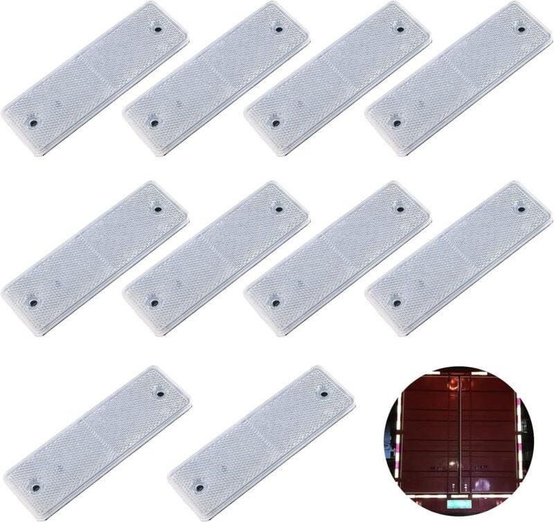 Reflektierende Warntafel, rechteckige Reflektoren, Sicherheitsreflektoren, Anhängerreflektoren, LKW-Reflektoren, für LKW...