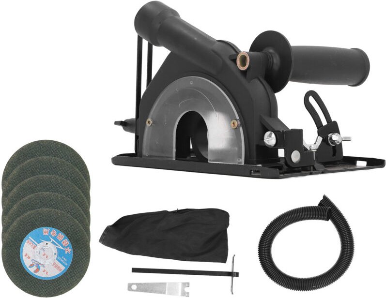 Schneidhalterung Schutzabdeckung für Winkelschleifer, verstellbare Winkelschleifer-Schutzabdeckung für 100 bis 125 mm Wi...