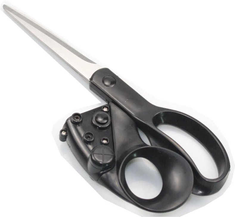 Laserschere 26,5x15x3cm, - Laserführung erleichtert das Schneiden - Ideal für Heimwerker und kleine Arbeiten