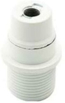 Duroplastische lampenfassung FAI e14 weiß- 0193