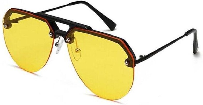 Halbrand-Sonnenbrillen für Autofahrer, geeignet für Damen und Herren, die 100 % der UV-Strahlen blockieren