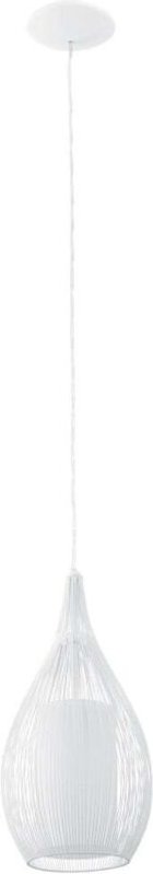 Eglo Pendelleuchte Razoni E27 Ø 19cm weiß