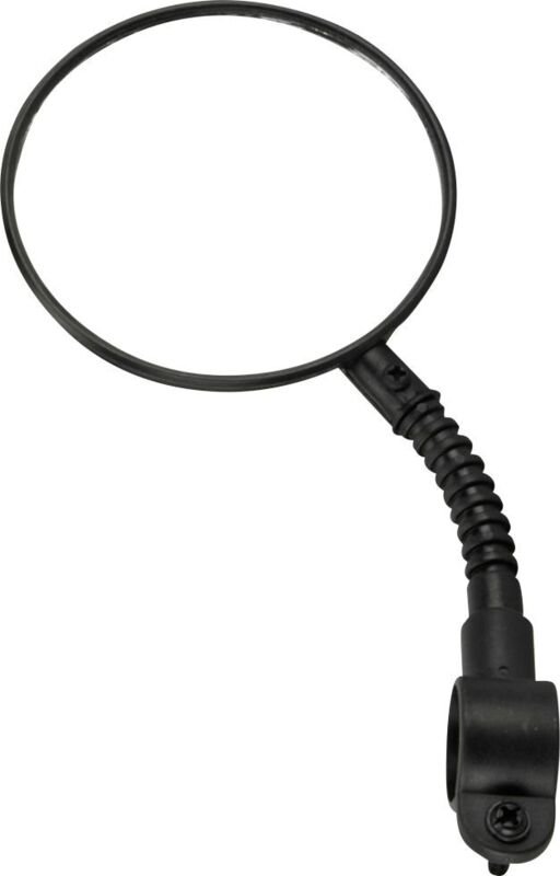 Fischer Fahrrad - Rückspiegel Kunststoff mit Reflektor Rückseite Fahrradzubehör