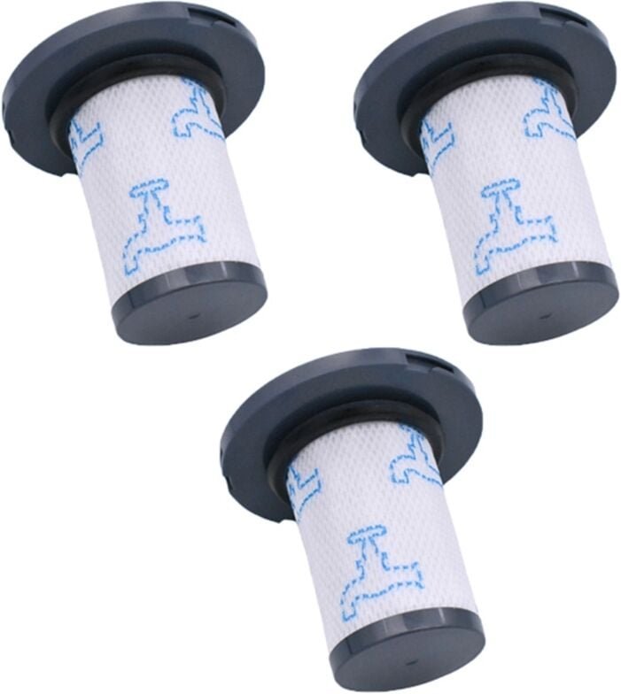 3Pcs Waschbar Filter für ZR009007 RH9890WO, RH9879WO, X-FORCE FLEX Stange Staubsauger Teile Zubehör