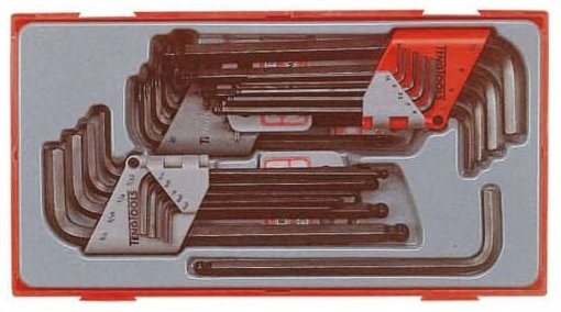 Inbusschlüssel-Set Tengtools TTHT28 28 Stück 128250107