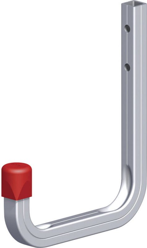 Wandhaken Typ 4 t 11,5 x h 14 cm, Aluminium blank Haken Universalhaken - Alfer