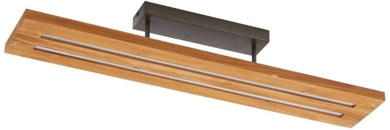 Deckenlampe 'Nesaja' aus Holz dimmbar für Wohnzimmer & Esszimmer von Lindby