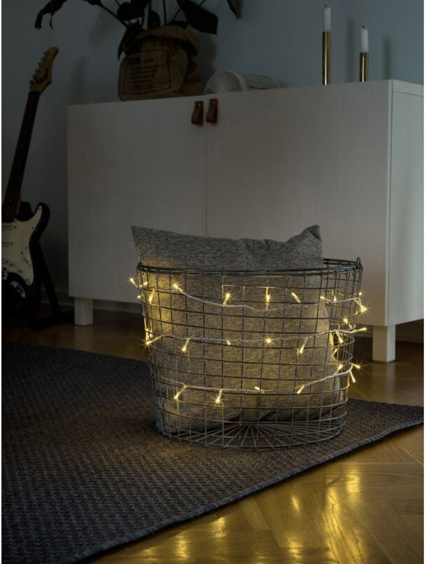 Konstsmide LED Microlichterkette 100 LED, warmweiß Lichterketten