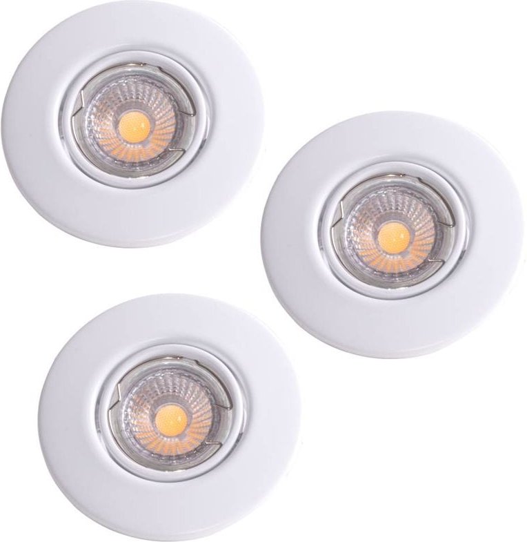 3er Set led Einbau Strahler Leuchten Decken Lampen Spot beweglich Tween Light 78704