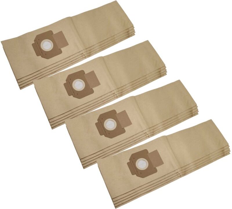 20x Staubsaugerbeutel kompatibel mit Makita 446 lx, 447 l, 447L, lx, m, mx Staubsauger - Papier, braun - Vhbw
