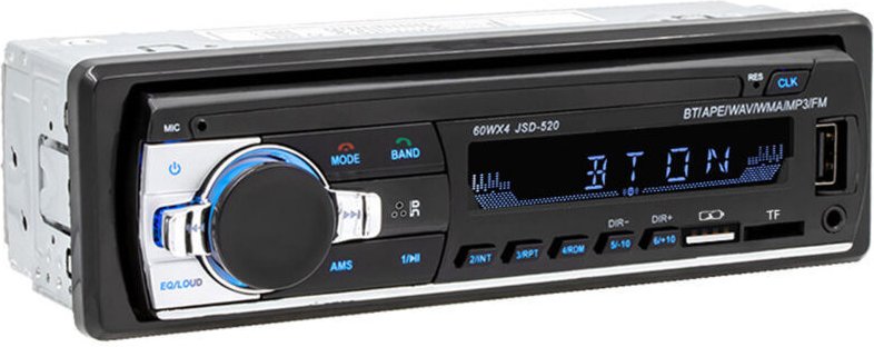 Autoradio mit Bluetooth-Freisprecheinrichtung, USB/TF/MP3-Player, FM-Radio mit Lenkradfernbedienung, Schnellladefunktion...