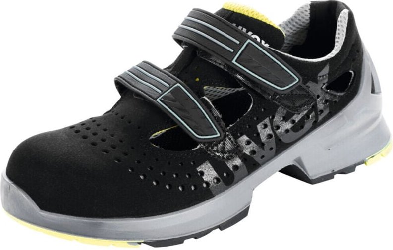 Uvex - 1 Sicherheits-Sandale gelocht Gr.41 W11 S1 esd sr schwarz/gelb 8542.8