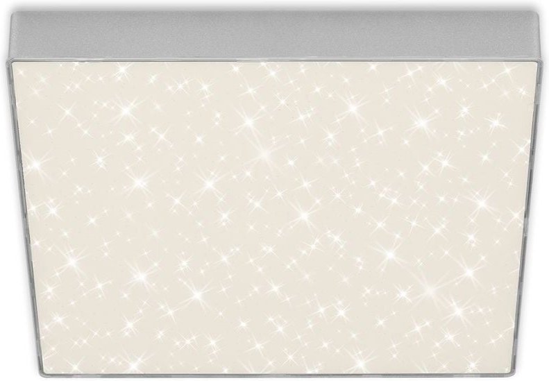 Briloner - led Aufbauleuchte rahmenlos Sternenhimmel 21 w silber Metall-Kunststoff