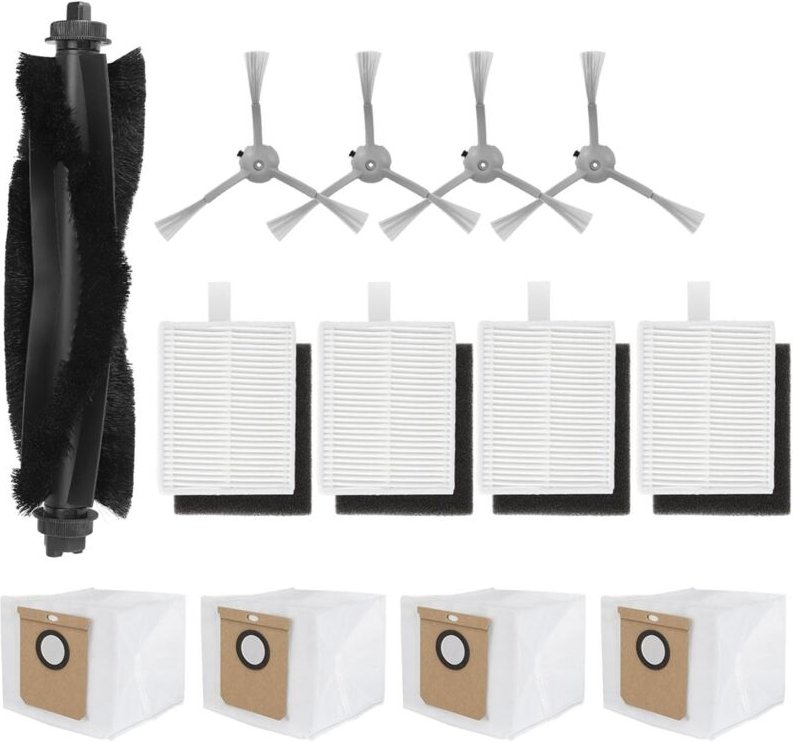 13-teiliges Zubehörset für Saugroboter der L50/L60-Serie, inkl. Bürsten, Filter, Staubbeutel