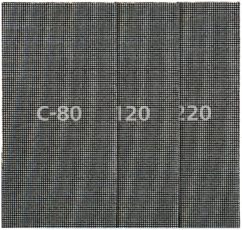 Haft-Gitterleinen 115 x 230 mm 5 Stück Siliziumcarbid Hobel - Wolfcraft