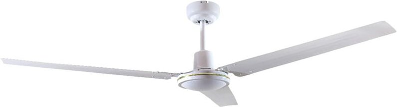 GSC - Deckenventilator Saltok mit Ø132-Steuerung und 3 Flügeln Weiß