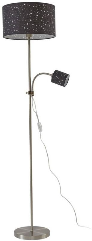 Thumbnail - Stehlampe 'Melanie' aus Metall für Wohnzimmer & Esszimmer von Lindby