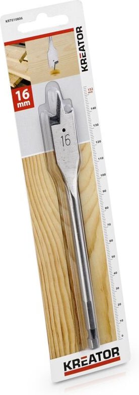 Flachholzbohrer Länge 152 mm Durchmesser 16 mm