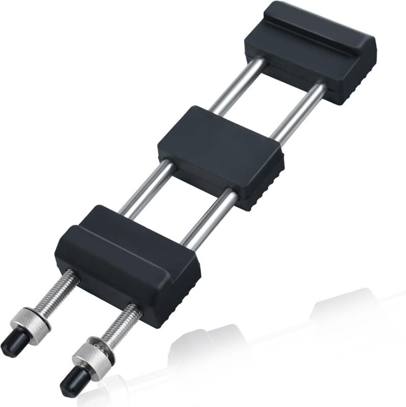 Sharpening stone stand, for mounting over sink, adjustable from 14.6 cm to 22.9 cm, universal non-slip rubber base for w...