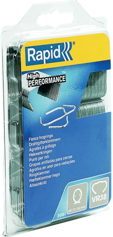Vr38 - Gartenklammern - Blister 300 Stück - Rapid