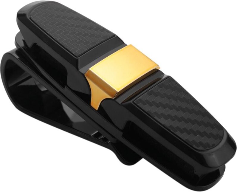 Tragbarer ABS-Auto-Sonnenbrillenclip, Faserkarten-Stifthalter, 180 Grad drehbar, doppelseitige Clips, Auto-Organizer-Cli...