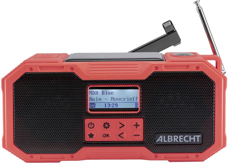 Albrecht DR 112 Digital Schwarz, Rot