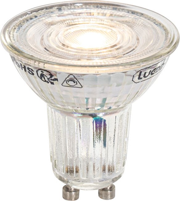 Luedd - GU10 50mm dimmbare Kelvin LED-Glühbirne klar 4,9W 400 lm 2200-3000K